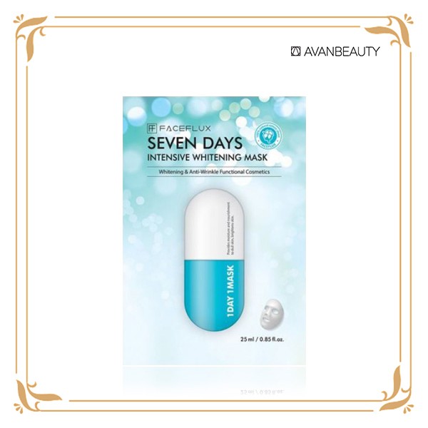 Faceflux - BPOM : Seven Days Intensive Whitening Mask (1 SHEET)