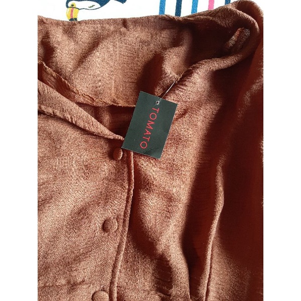 dress caramel tomato