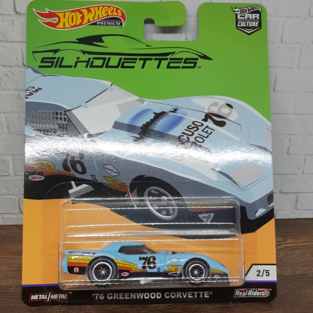 Hot Wheels Silhouettes '76 Greenwood Corvette HW Silhouette Hotwheels Car Culture