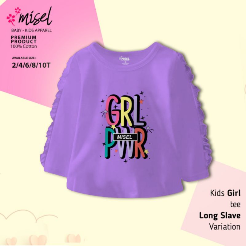 (1-8 Tahun) Promo Obral Cuci Gudang Kaos Anak Perempuan Cewek Misel Murah Berkualitas Ngabisin Stock