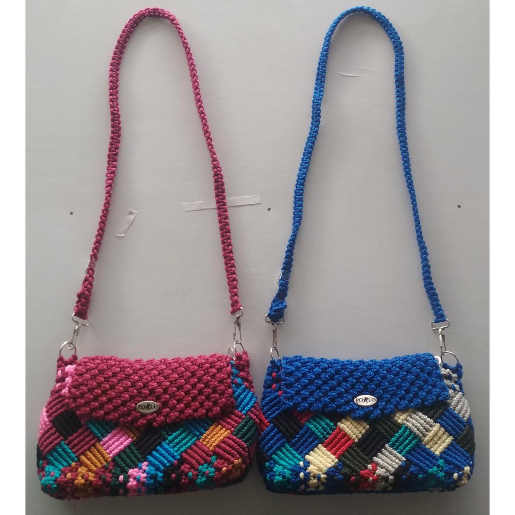 Tas Rajut Wanita Tali Panjang