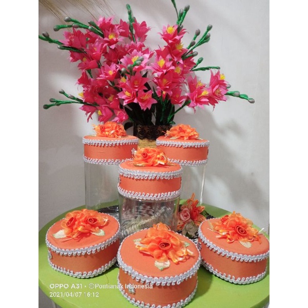 hiasan toples pirex,DLx,jerek dan picenza #tutuptoples