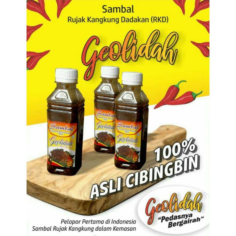 

Sambal 'Geolidah'