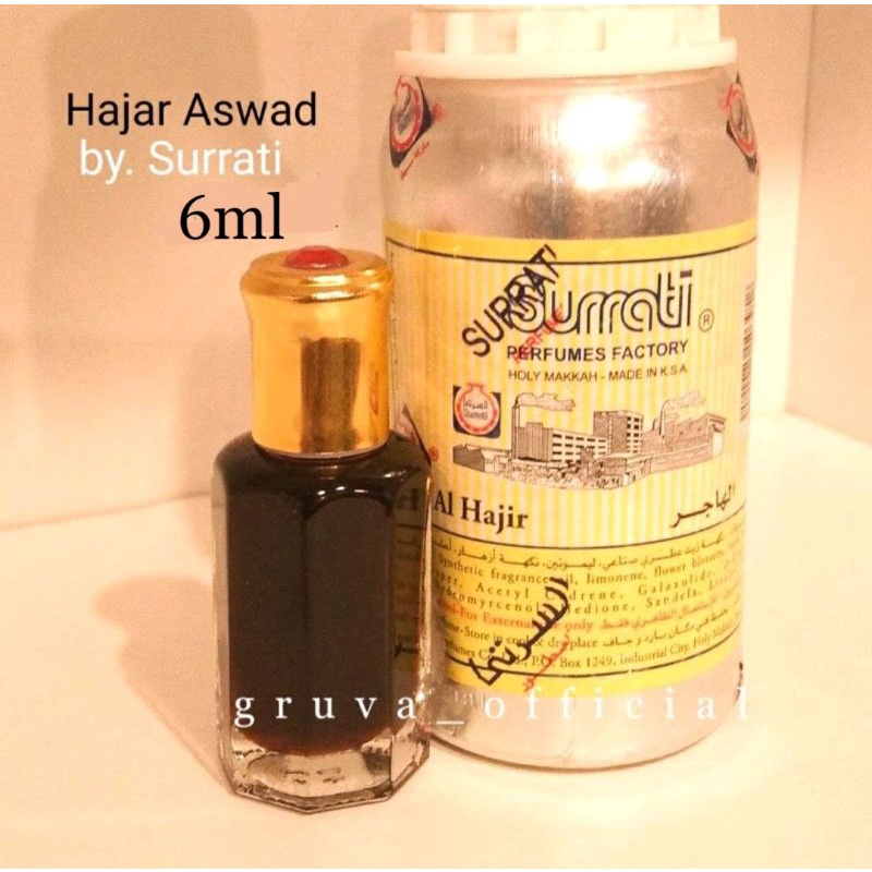 Parfum Hajar Aswad atau Al Hajir by Surrati 6ml