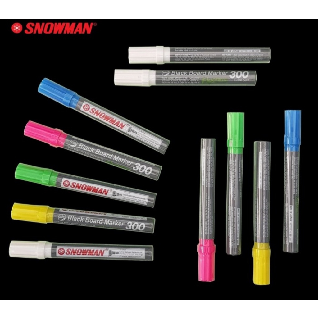 

snowman blackboard marker 300 satuan fluorecent