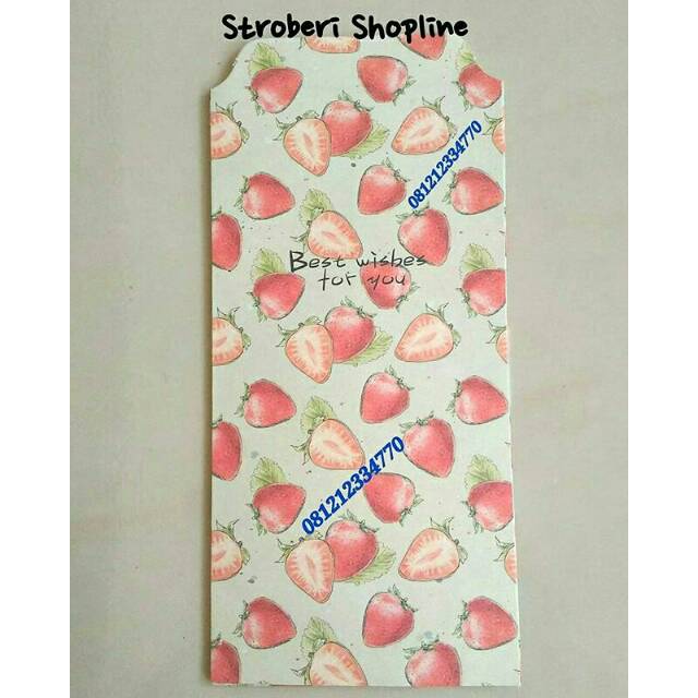 

1 Set Amplop Strawberry isi 5