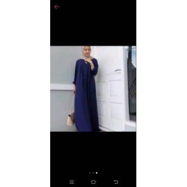 Miki maxi dress fashion muslim remaja wanita