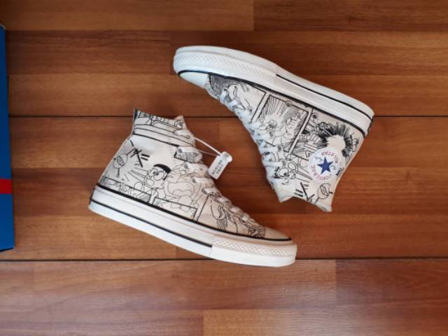 CONVERSE HI 70.S DORAEMON WHITE GARNET EGRET Premium BNIB MADE IN VIETNAM Size 37/38/39/40