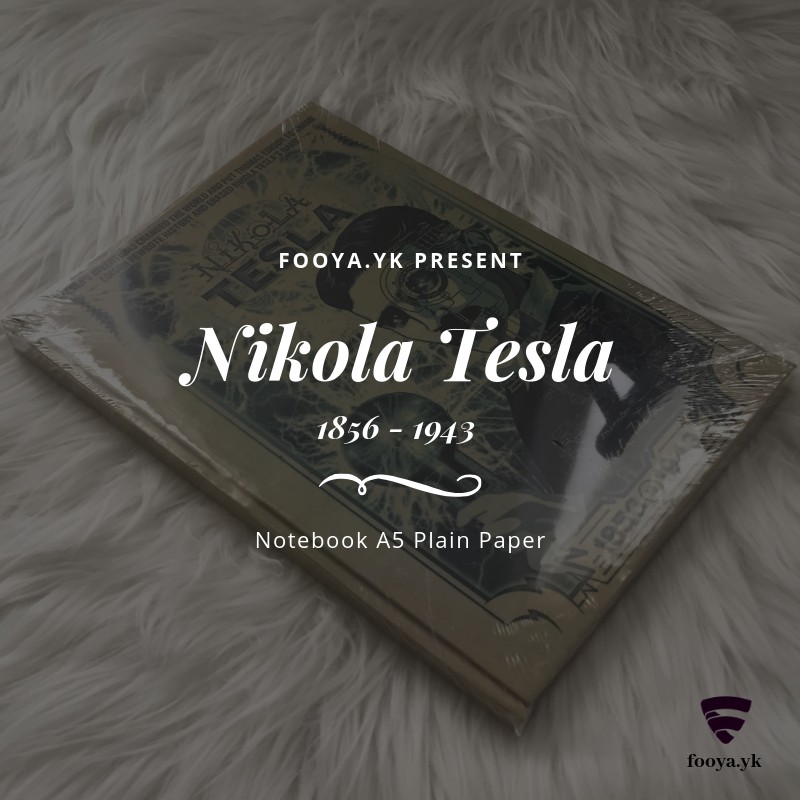 

Notebook "Nikola Tesla Vintage 1856 - 1943 " (READY STOCK)