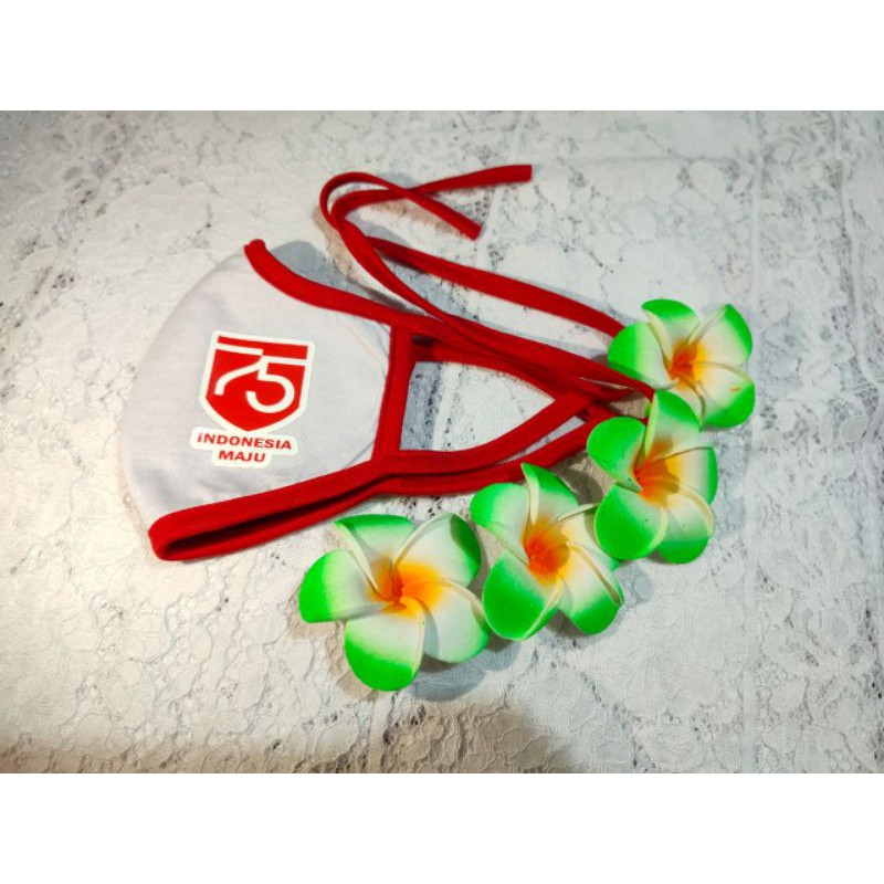 masker merah putih 2 ply