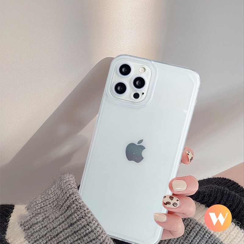 Case Pelindung Lensa Kamera Belakang Model Transparan Tahan Banting Untuk iPhone XR X XS max 13 11 12 pro max 6 6s 8 7 plus SE 2020