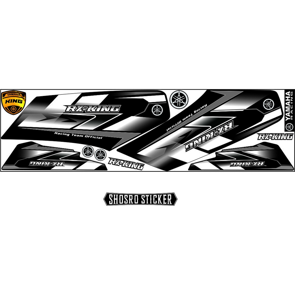 STRIPING STIKER / POLET MOTOR RX KING CUSTOM /STIKER VARIASI BUAT MOTOR YAMAHA RX KING STRIPING RX /