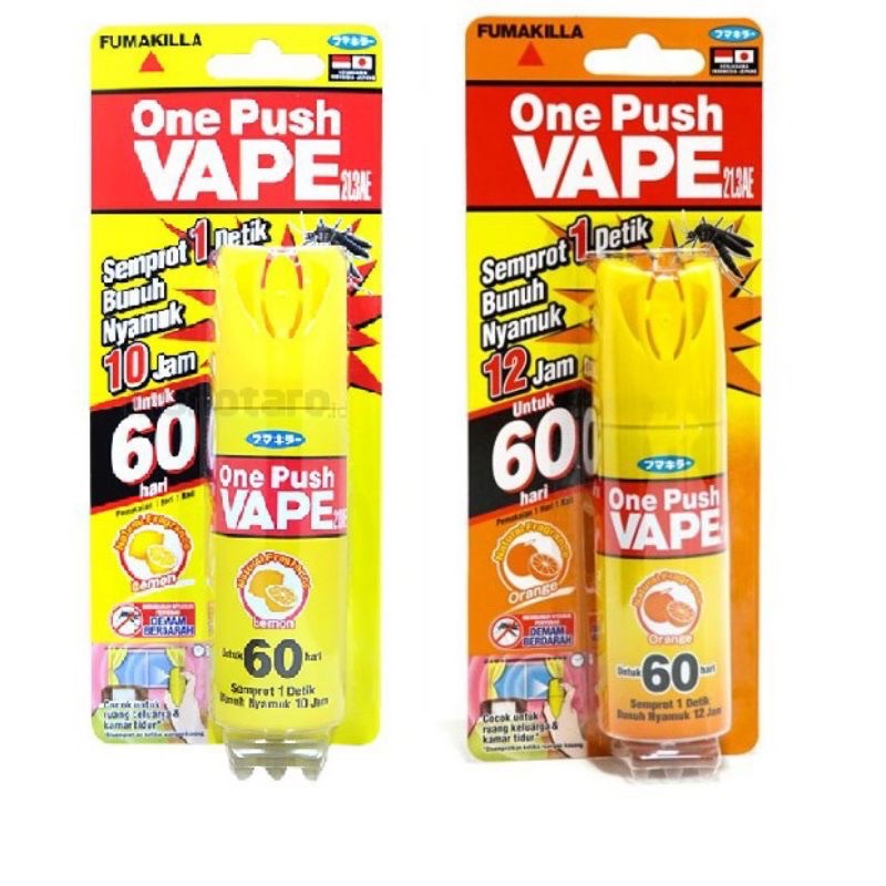 One Push Vape 30 hari 60 hari - Obat Nyamuk Semprot Vape Onepush