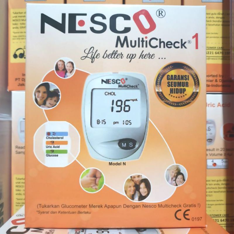 Jual Alat Multichek GCU Nesco 3 in 1 . Alat Cek Nesco Multicheck GCU 3 ...