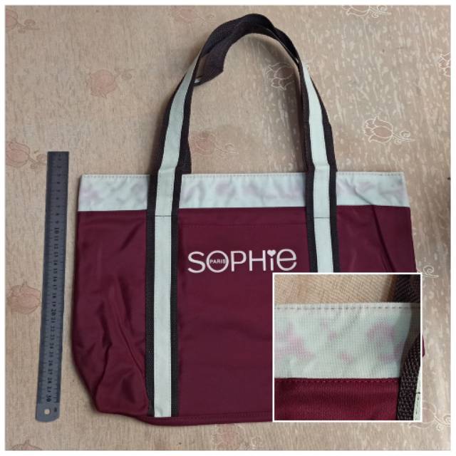 Tas Tote  Sophie Paris maroon