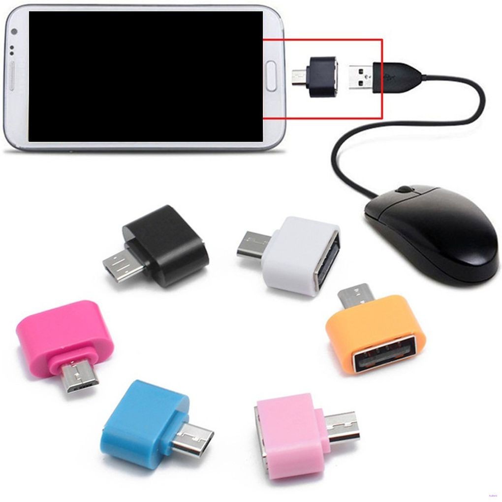 (Ready Stock) Adapter Otg Pembaca Kartu Mikro Usb Flash Mouse Keyboard Ekspansi Untuk Ponsel Tablet