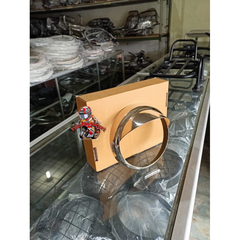 Pat lamp Chrome Vespa Matic Gts.  .Aksesoris Vespa