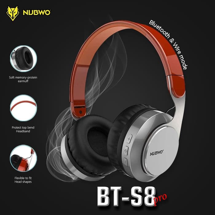 Headset Gaming Nubwo BT-S8 Pro