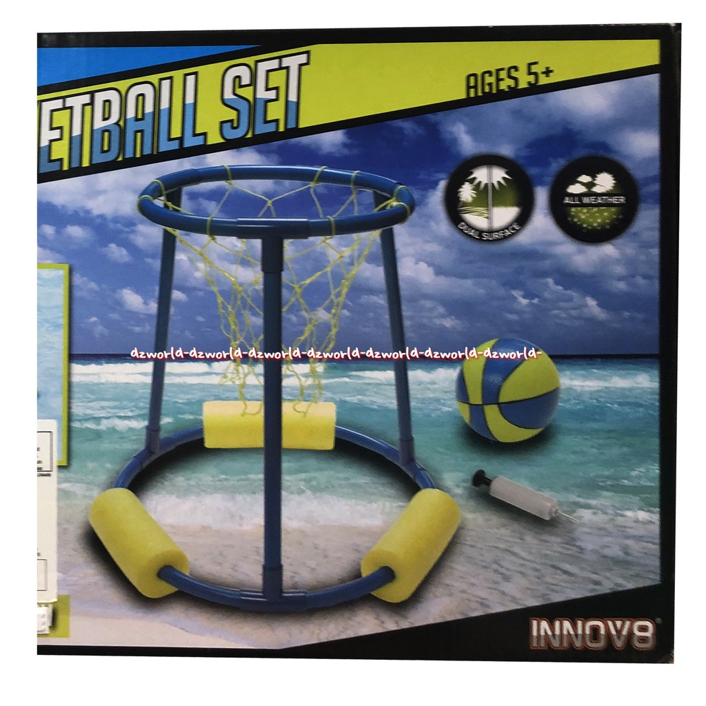 Innov8 Aquaz Pool Basketball Set Permainan Gawang Bola Basket Air Untuk Kolam Renang