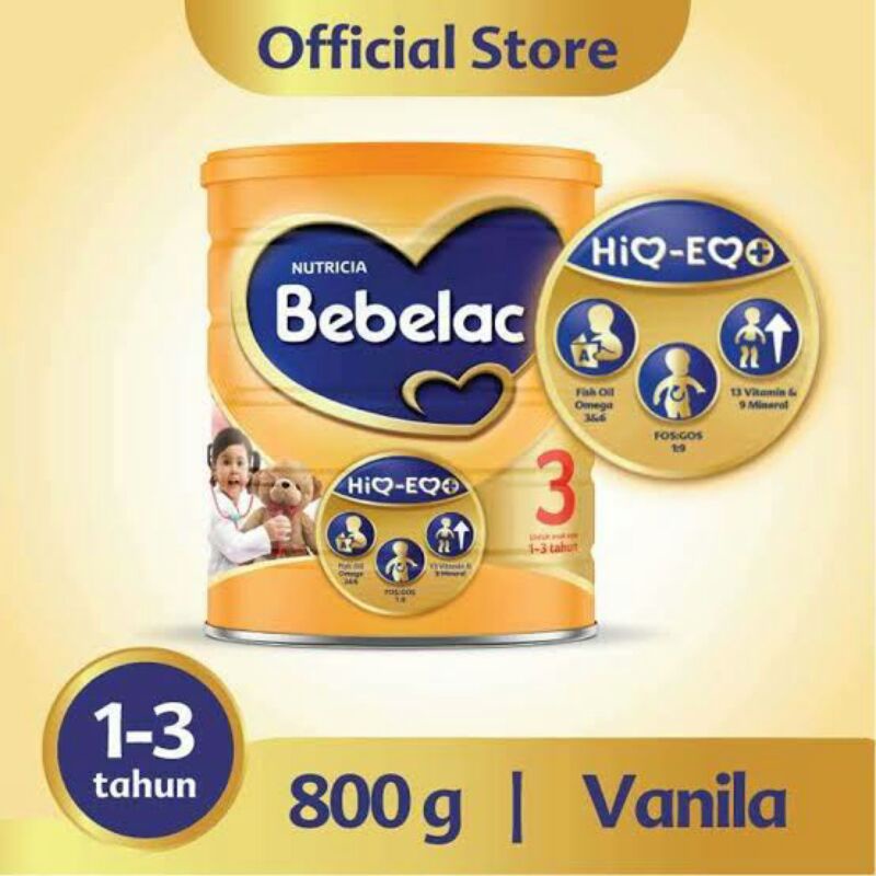 Bebelac 3/1+ Susu Bayi 1-3 Tahun 800gr Vanila Madu