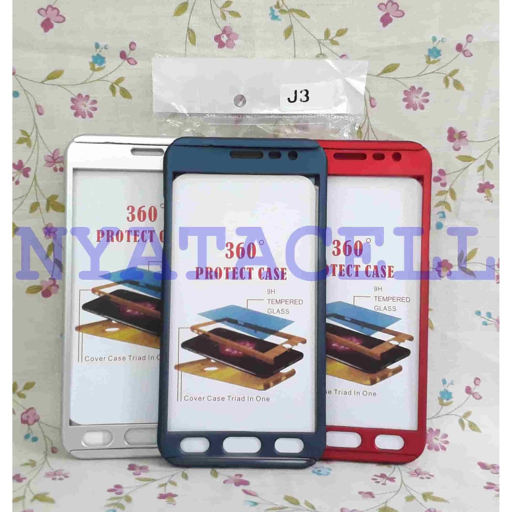 Case Protect 360 Samsung J3 2016 J310 Slim Hard/Ipaky/Full Body/Casing