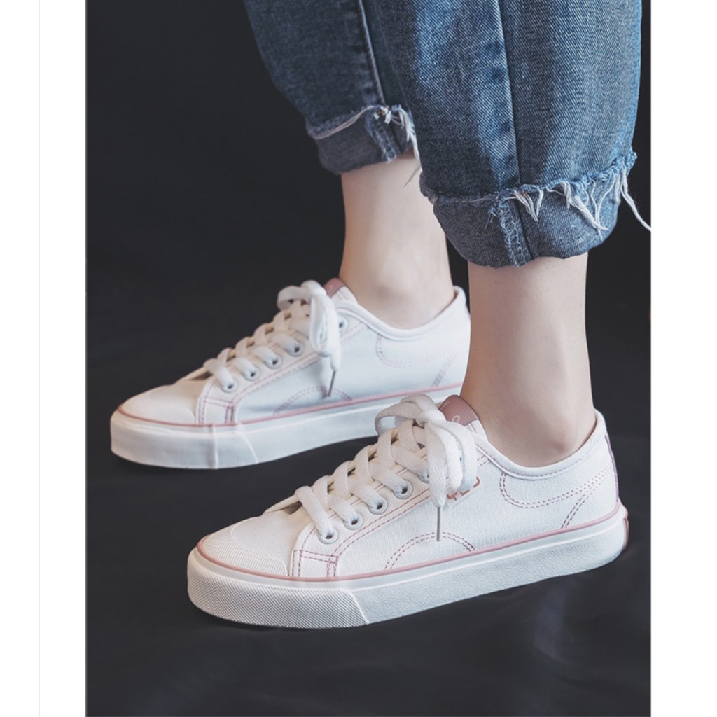 2.2 COD Sale [DENDEN.ID] Sepatu Wanita Sneaker Import Sport Sepatu Casual Korea Style Murah DD1006