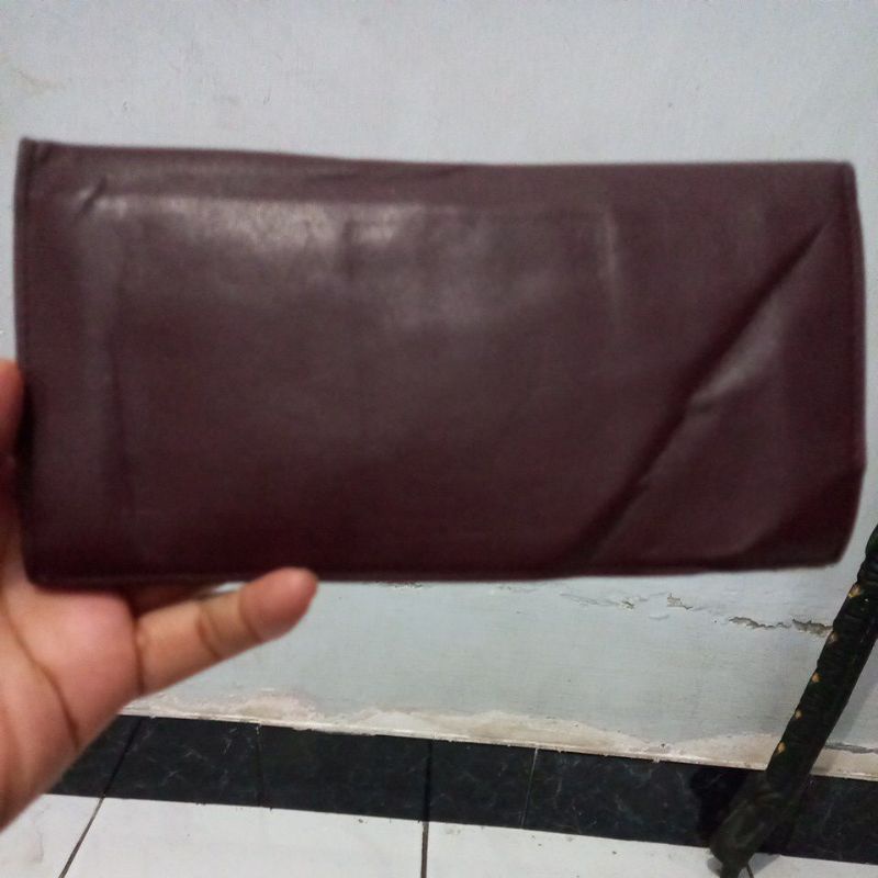 dompet panjang CARTIER paris kulit asli preloved