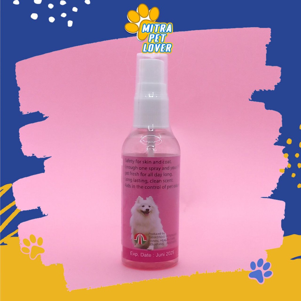 PARFUM ANJING - PARIS PARFUME 60 ML ORIGINAL - PARFUME FOR DOG DOGY PUPPY EXCLUSIVE WANGI TAHAN LAMA HARUM AROMA ENAK MENGHILANGKAN BAU PET ANIMAL HEALTHCARE AND VETERINARY TAMASINDO OBAT KESEHATAN DAN VITAMIN HEWAN BINATANG PELIHARAAN MITRAPETLOVER