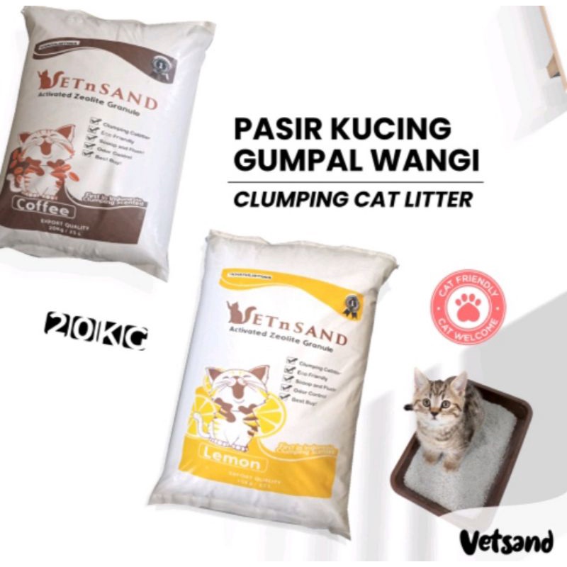 Vetsand 20kg/ Pasir wangi dan gumpal