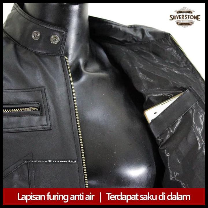 PROMO JAKET KULIT VINO G. BASTIAN - HITAM, L