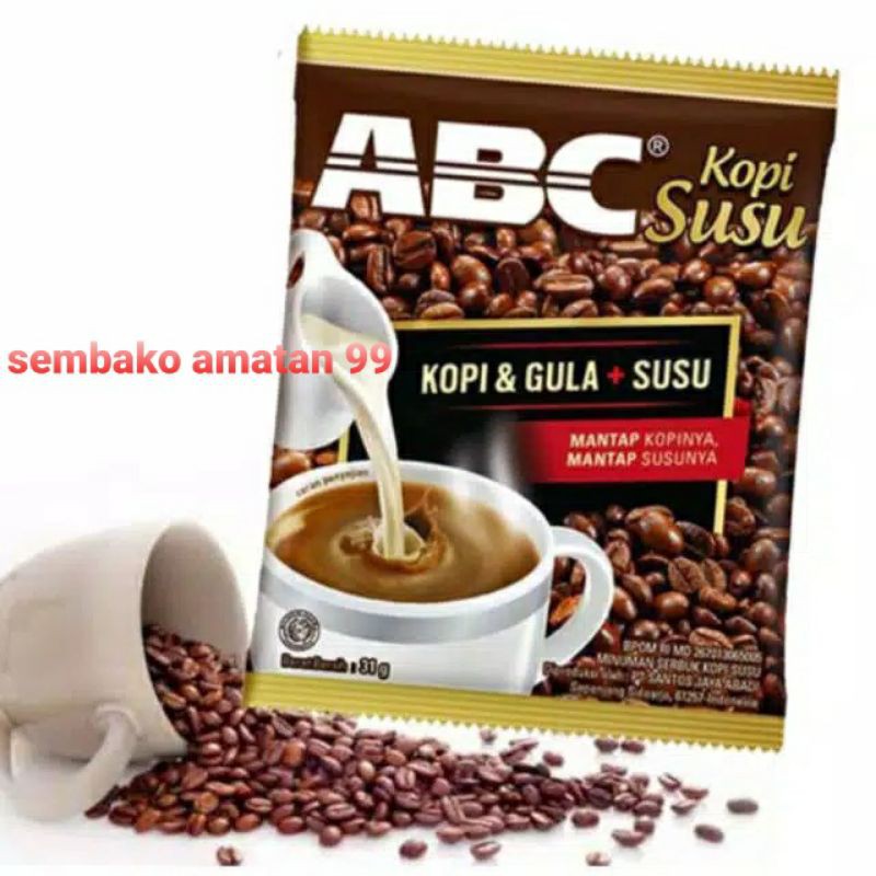 Kopi Abc Susu 31 Gram 10 Sachet abc moca 27 Gram 10 Saset