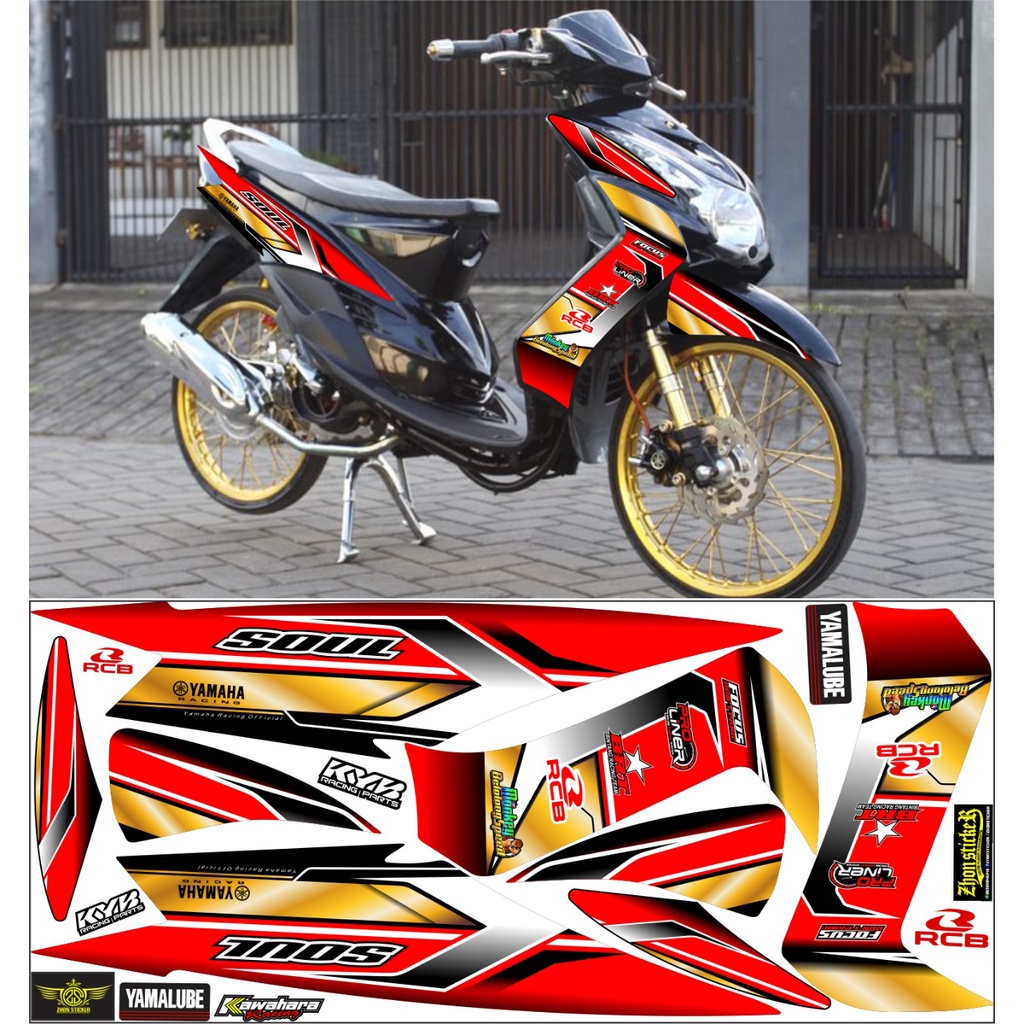 STRIPING MIO SOUL SEMI DECAL MIO SOUL LIS BODY MIO SOUL STRIPING MIO SOUL LAMA STIKER MIO SOUL OLD S