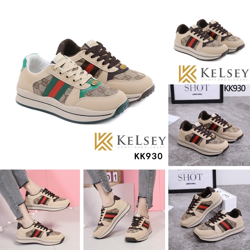 NICOLE Sepatu Sneakers Wanita Kelsey Import KK930