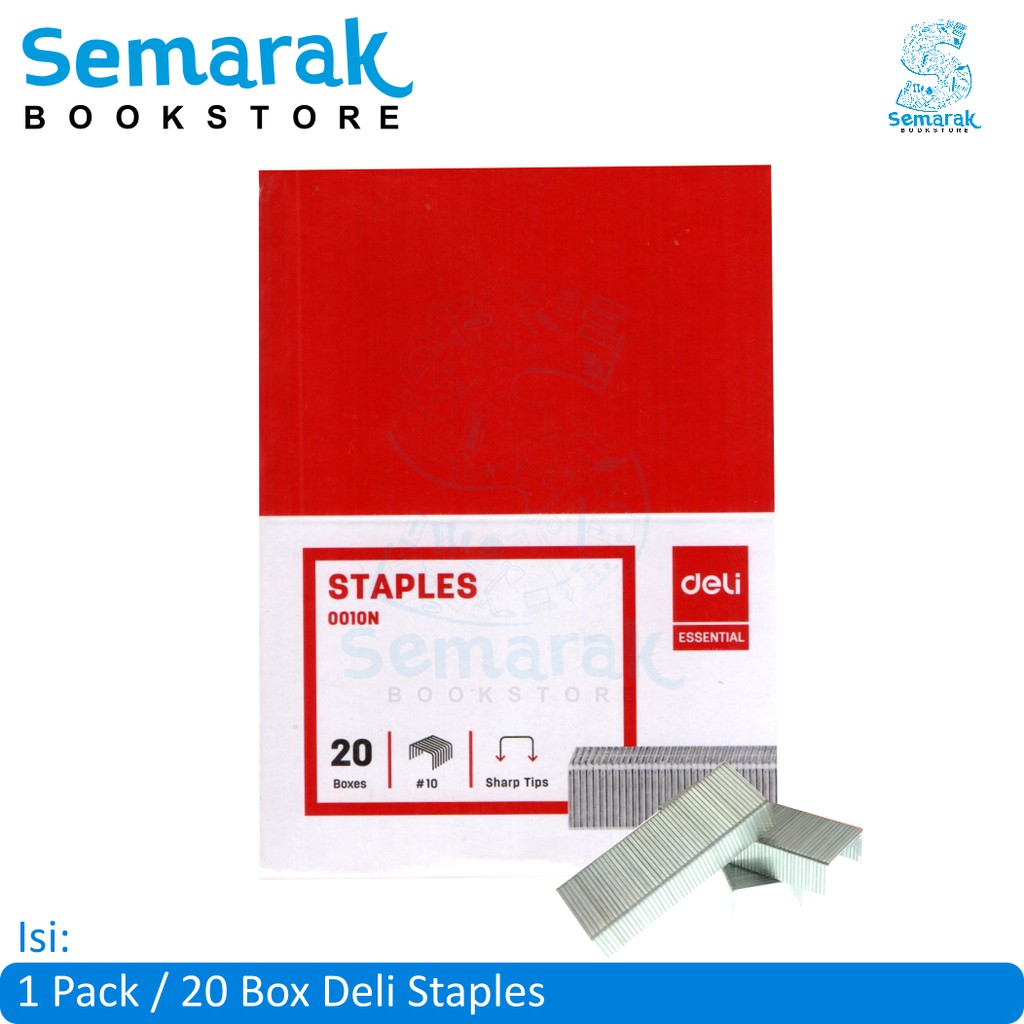 

isi Staples Deli 0010N [1 Pack / 20 Boxes ]