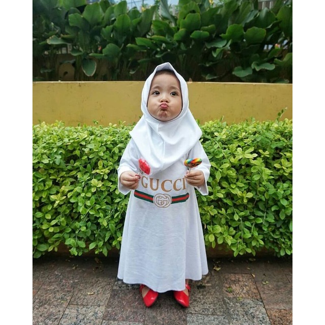 GAMIS KAOS ANAK TEBAL GUCCI - BAJU MUSLIM ANAK DAN BAYI PALING MURAH