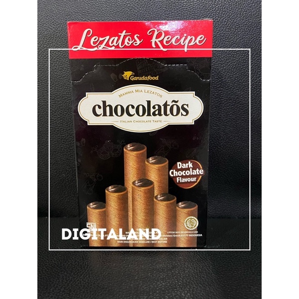 

Chocolatos Dark Chocolate / Cheese Wafer Roll Panjang isi 24