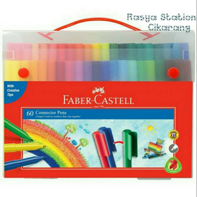 

Faber - Castell Connector Pens 60 Warna / Spidol warna 60 warna