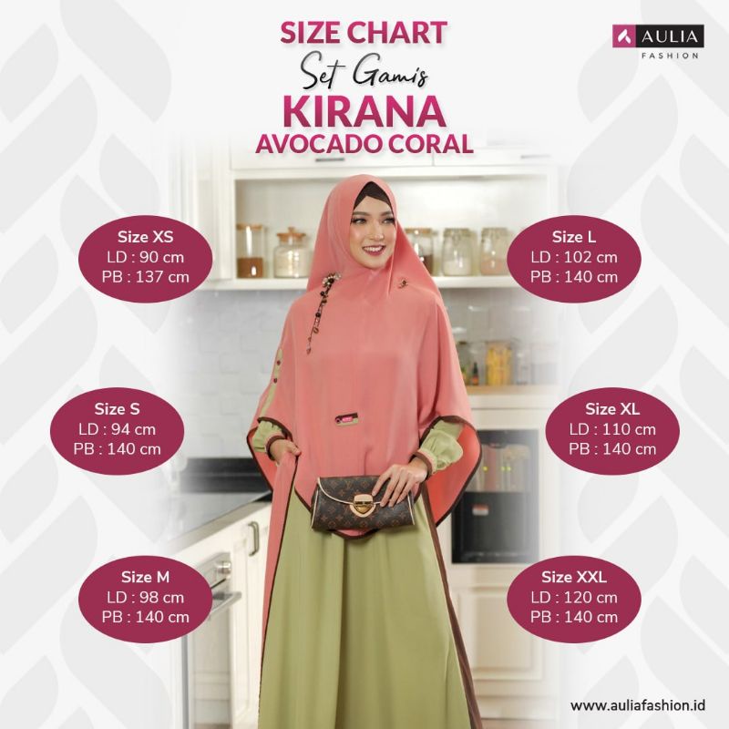 SET GAMIS AULIA FASHION KIRANA