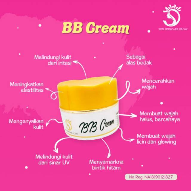 Sun Skincare Glow BB Cream / Krim Siang (SS Glow)