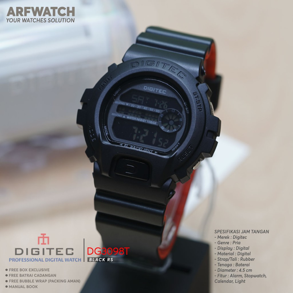 Jamtangan Digital Pria DIGITEC DG3098T