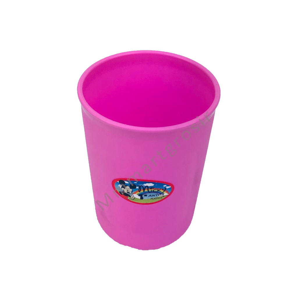 Tantos / Gelas Mickey S / Mug Plastik / Pink / 7201B