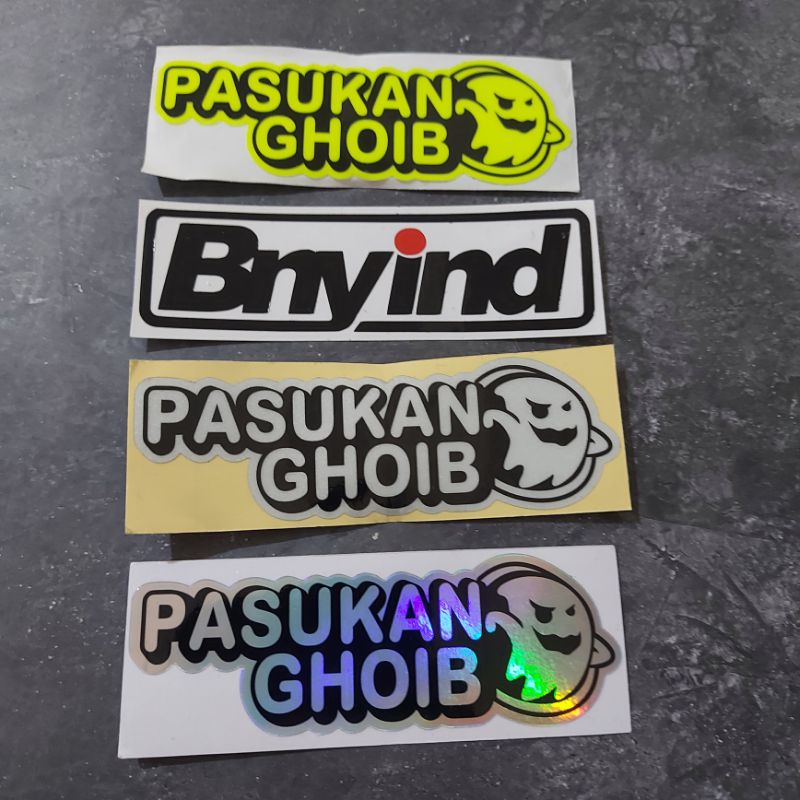 STICKER PASUKAN GHOIB PRINCUT