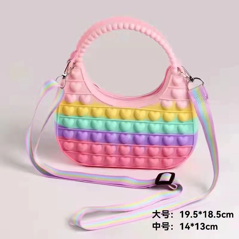 Tas Pop it jumbo handbag LED