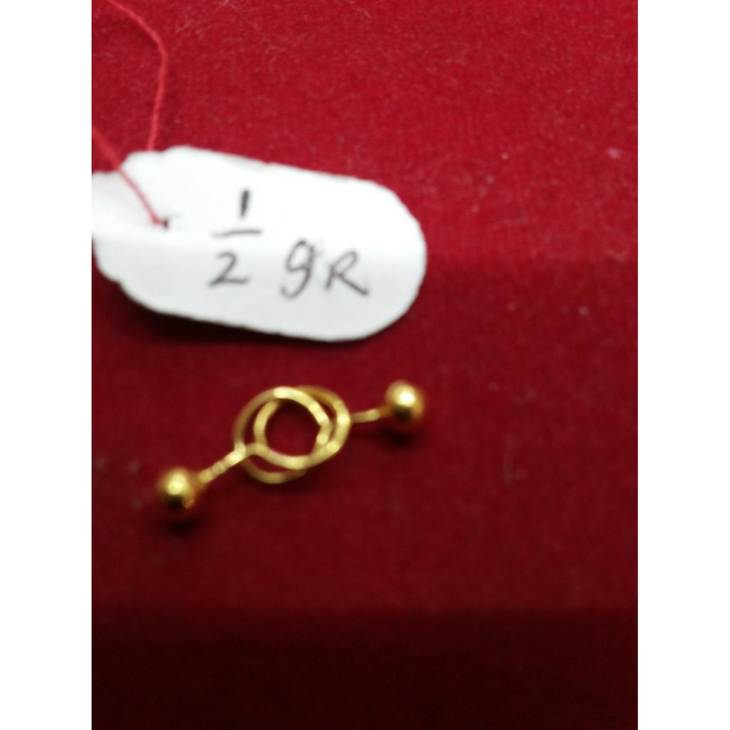 Hot Anting Emas Bayi 24 Karat Model Toge