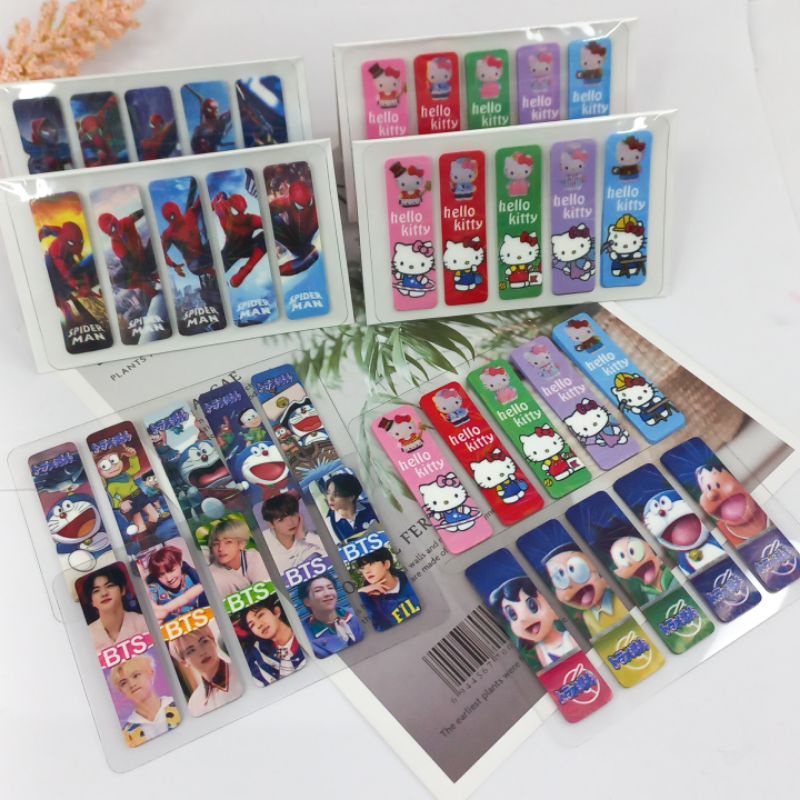 

Pembatas Buku isi 100Pcs Boomark Penanda Halaman Stiker Buku