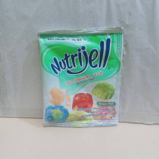 Tepung serbuk agar jelly NUTRIJELL nutrijell Melon 15gr