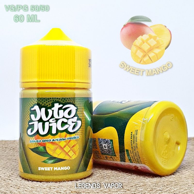 FREEBASE CUKAI 2023 - LIQUID JUTA JUICE Sweet Mango 60ML AUTHENTIC