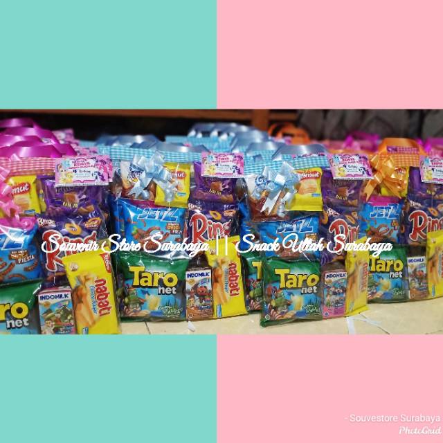 Goodiebag Snack / Snack Ultah Anak / Bingkisan Snack / Snack Ultah Surabaya / Paket Snack