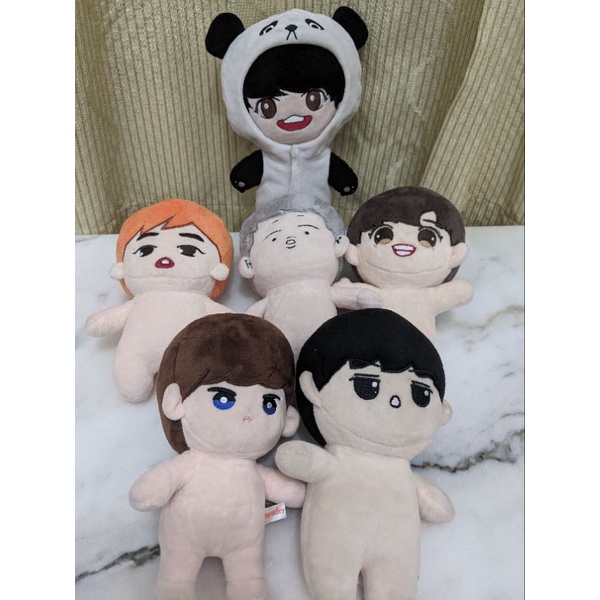 (READY) DOLL OPPA EXO XIUMIN, CHANYEOL, SEHUN; BTS JUNGKOOK, RM; SUJU LEE TEUK