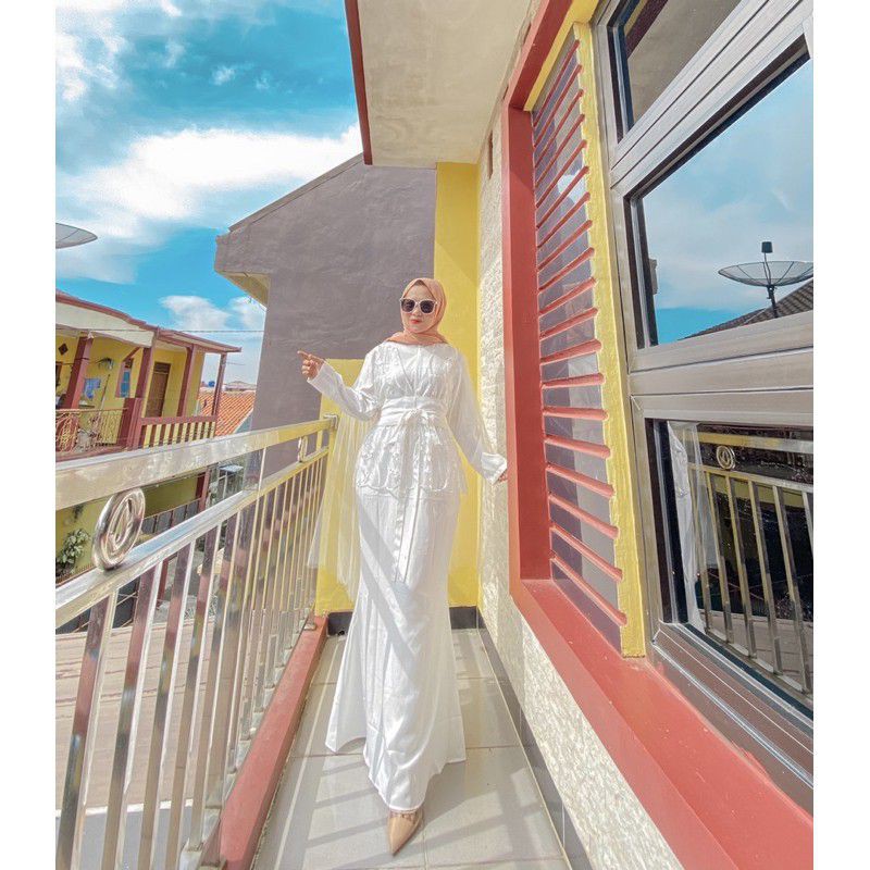 Maxi mermaid brukat gamis duyung brukat knit import gamis mermaid longdress mermaid dress duyung